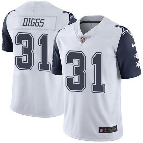 Nike Cowboys 31 Trevon Diggs White Men Stitched NFL Limited Rush Jersey Nike Cowboys 31 Trevon Diggs White Men Stitched NFL Limited Rush Jersey