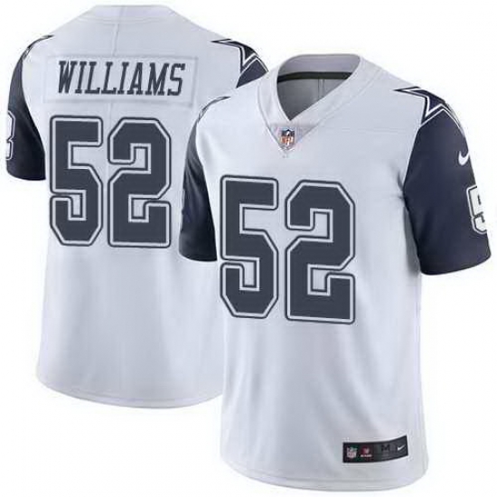 Nike Cowboys 52 Connor Williams White Color Rush Limited Jersey Nike Cowboys 52 Connor Williams White Color Rush Limited Jersey