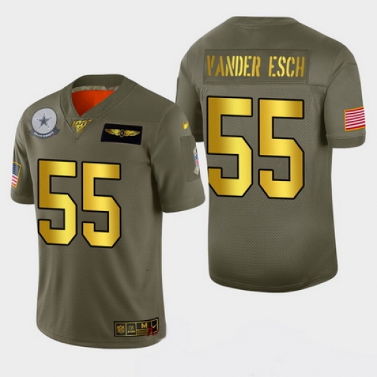 Nike Cowboys 55 Leighton Vander Esch 2019 Olive Gold Salute To Service 100th Season Limited Jersey Nike Cowboys 55 Leighton Vander Esch 2019 Olive Gold Salute To Service 100th Season Limited Jersey
