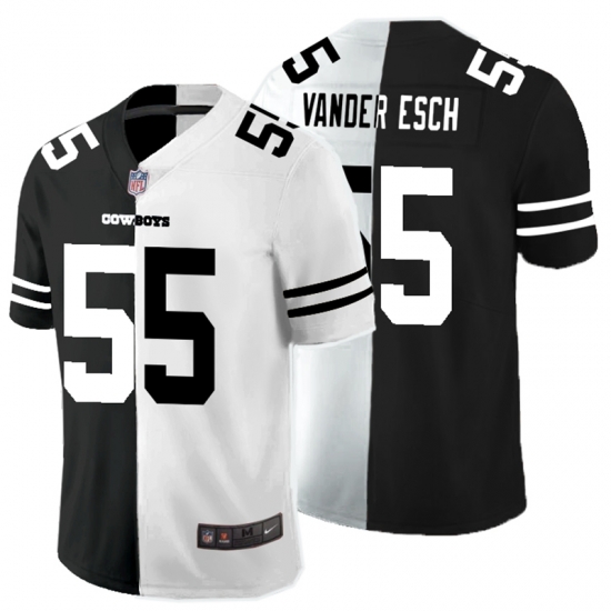 Nike Cowboys 55 Leighton Vander Esch Black And White Split Vapor Untouchable Limited Jersey Nike Cowboys 55 Leighton Vander Esch Black And White Split Vapor Untouchable Limited Jersey