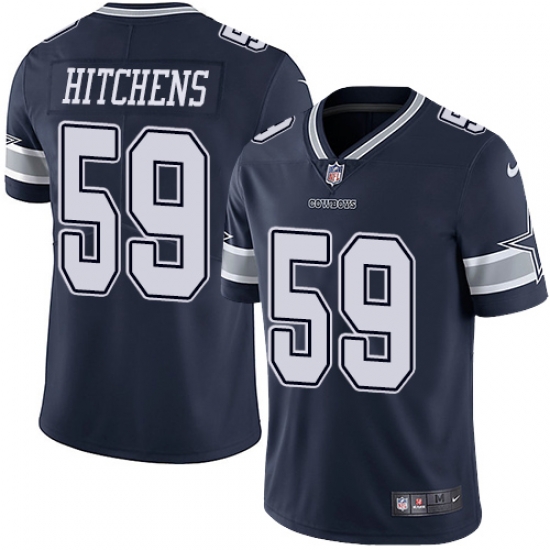 Nike Cowboys #59 Anthony Hitchens Navy Blue Team Color Mens Stitched NFL Vapor Untouchable Limited Jersey Nike Cowboys #59 Anthony Hitchens Navy Blue Team Color Mens Stitched NFL Vapor Untouchable Limited Jersey