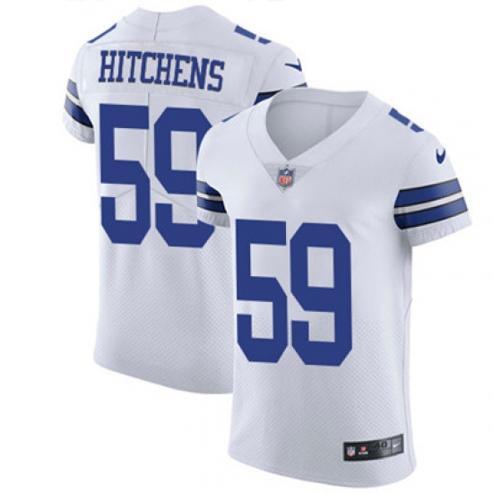 Nike Cowboys #59 Anthony Hitchens White Mens Stitched NFL Vapor Untouchable Elite Jersey Nike Cowboys #59 Anthony Hitchens White Mens Stitched NFL Vapor Untouchable Elite Jersey