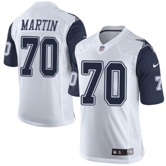 Nike Cowboys #70 Zack Martin White Mens Stitched NFL Limited Rush Jerseys Nike Cowboys #70 Zack Martin White Mens Stitched NFL Limited Rush Jerseys