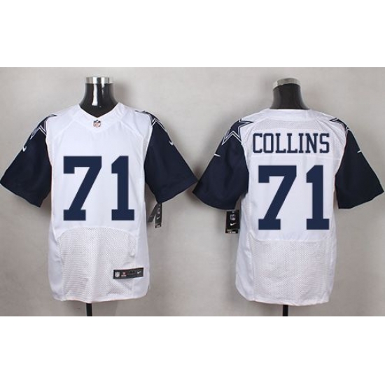 Nike Cowboys #71 La'el Collins White Mens Stitched NFL Elite Rush Jerseys Nike Cowboys #71 La'el Collins White Mens Stitched NFL Elite Rush Jerseys