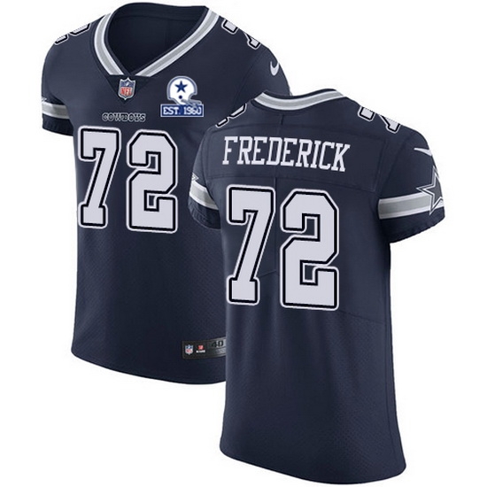 Nike Cowboys 72 Travis Frederick Navy Blue Team Color Men Stitched With Established In 1960 Patch NFL Vapor Untouchable Elite Jersey Nike Cowboys 72 Travis Frederick Navy Blue Team Color Men Stitched With Established In 1960 Patch NFL Vapor Untouchable Elite Jersey