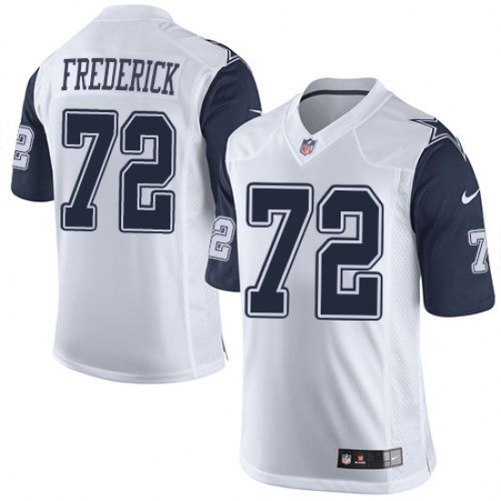 Nike Cowboys #72 Travis Frederick White Mens Stitched NFL Limited Rush Jerseys Nike Cowboys #72 Travis Frederick White Mens Stitched NFL Limited Rush Jerseys