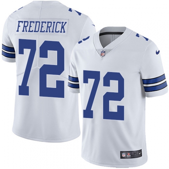 Nike Cowboys #72 Travis Frederick White Mens Stitched NFL Vapor Untouchable Limited Jersey Nike Cowboys #72 Travis Frederick White Mens Stitched NFL Vapor Untouchable Limited Jersey