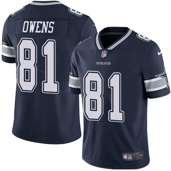 Nike Cowboys #81 Terrell Owens Navy Blue Team Color Mens Stitched NFL Vapor Untouchable Limited Jersey Nike Cowboys #81 Terrell Owens Navy Blue Team Color Mens Stitched NFL Vapor Untouchable Limited Jersey