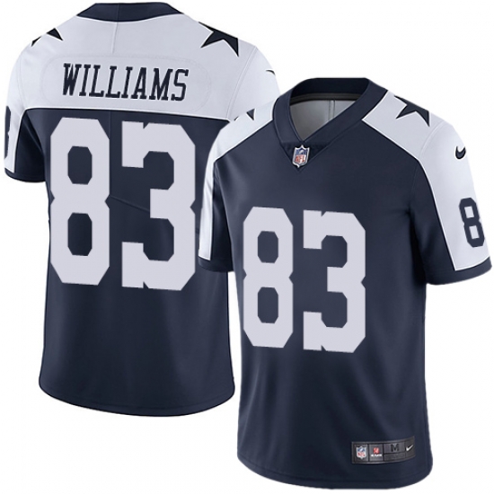 Nike Cowboys #83 Terrance Williams Navy Blue Thanksgiving Mens Stitched NFL Vapor Untouchable Limited Throwback Jersey Nike Cowboys #83 Terrance Williams Navy Blue Thanksgiving Mens Stitched NFL Vapor Untouchable Limited Throwback Jersey