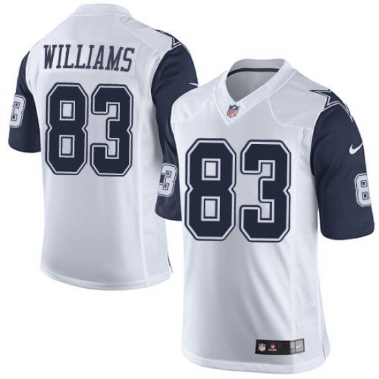 Nike Cowboys #83 Terrance Williams White Mens Stitched NFL Limited Rush Jerseys Nike Cowboys #83 Terrance Williams White Mens Stitched NFL Limited Rush Jerseys