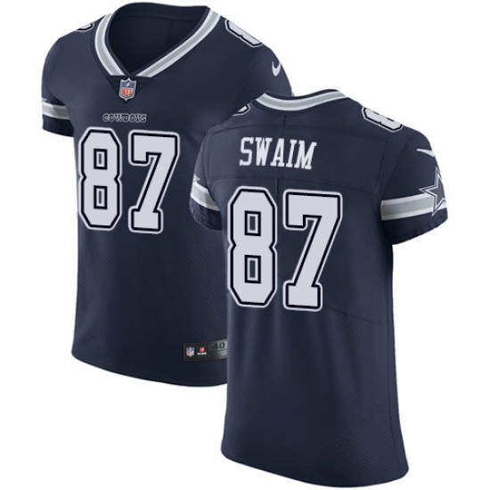 Nike Cowboys #87 Geoff Swaim Navy Blue Team Color Men Stitched NFL Vapor Untouchable Elite Jersey Nike Cowboys #87 Geoff Swaim Navy Blue Team Color Men Stitched NFL Vapor Untouchable Elite Jersey