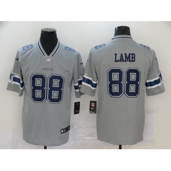 Nike Cowboys 88 Ceedee Lamb Gray Inverted Legend Limited Jersey Nike Cowboys 88 Ceedee Lamb Gray Inverted Legend Limited Jersey