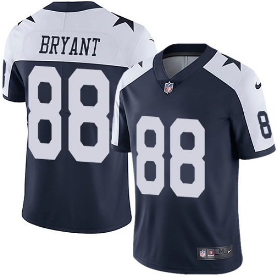 Nike Cowboys #88 Dez Bryant Navy Blue Thanksgiving Mens Stitched NFL Vapor Untouchable Limited Throwback Jersey Nike Cowboys #88 Dez Bryant Navy Blue Thanksgiving Mens Stitched NFL Vapor Untouchable Limited Throwback Jersey