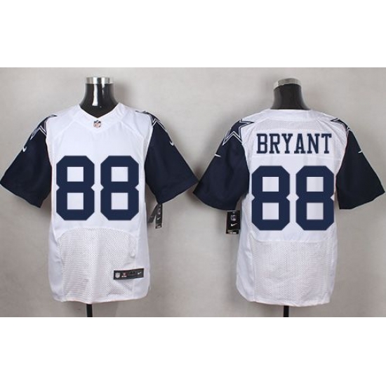Nike Cowboys #88 Dez Bryant White Mens Stitched NFL Elite Rush Jerseys Nike Cowboys #88 Dez Bryant White Mens Stitched NFL Elite Rush Jerseys