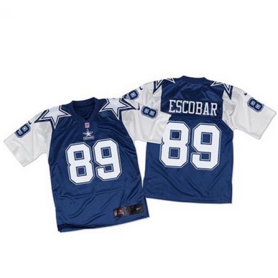 Nike Cowboys #89 Gavin Escobar Navy BlueWhite Throwback Mens Stitched NFL Elite Jersey Nike Cowboys #89 Gavin Escobar Navy BlueWhite Throwback Mens Stitched NFL Elite Jersey