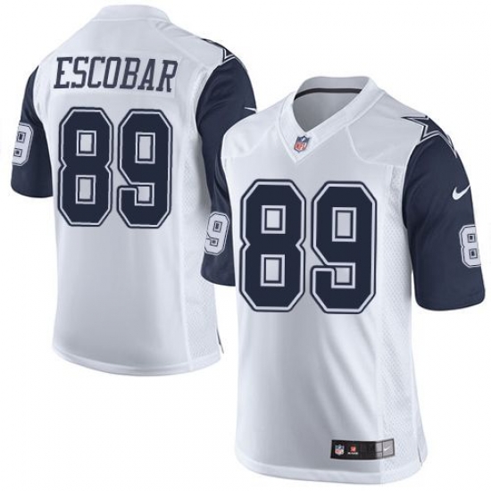 Nike Cowboys #89 Gavin Escobar White Mens Stitched NFL Limited Rush Jerseys Nike Cowboys #89 Gavin Escobar White Mens Stitched NFL Limited Rush Jerseys