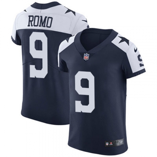 Nike Cowboys #9 Tony Romo Navy Blue Thanksgiving Mens Stitched NFL Vapor Untouchable Throwback Elite Jersey Nike Cowboys #9 Tony Romo Navy Blue Thanksgiving Mens Stitched NFL Vapor Untouchable Throwback Elite Jersey