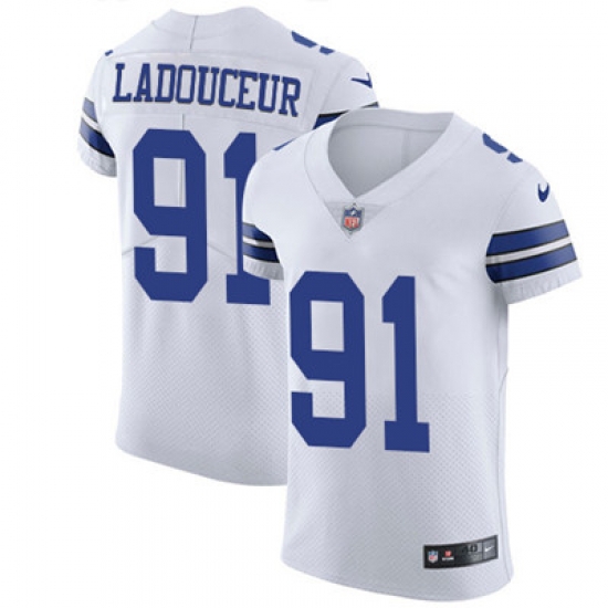Nike Cowboys #91 L P Ladouceur White Mens Stitched NFL Vapor Untouchable Elite Jersey Nike Cowboys #91 L P Ladouceur White Mens Stitched NFL Vapor Untouchable Elite Jersey