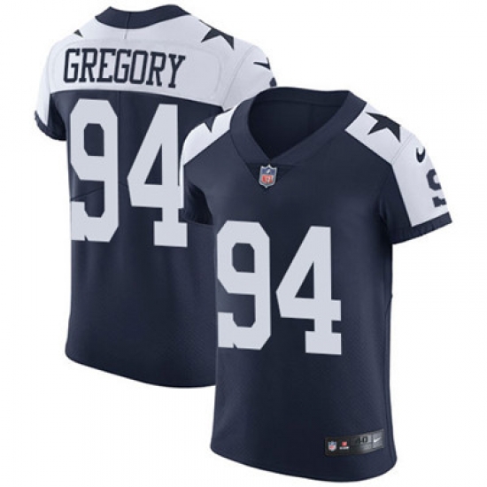 Nike Cowboys #94 Randy Gregory Navy Blue Thanksgiving Mens Stitched NFL Vapor Untouchable Throwback Elite Jersey Nike Cowboys #94 Randy Gregory Navy Blue Thanksgiving Mens Stitched NFL Vapor Untouchable Throwback Elite Jersey