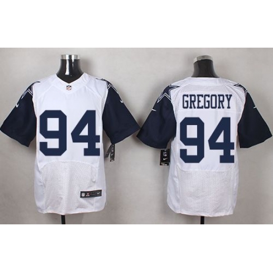 Nike Cowboys #94 Randy Gregory White Mens Stitched NFL Elite Rush Jerseys Nike Cowboys #94 Randy Gregory White Mens Stitched NFL Elite Rush Jerseys