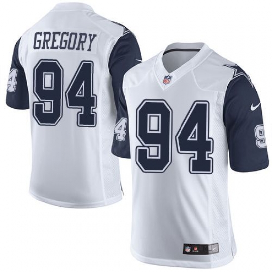 Nike Cowboys #94 Randy Gregory White Mens Stitched NFL Limited Rush Jerseys Nike Cowboys #94 Randy Gregory White Mens Stitched NFL Limited Rush Jerseys