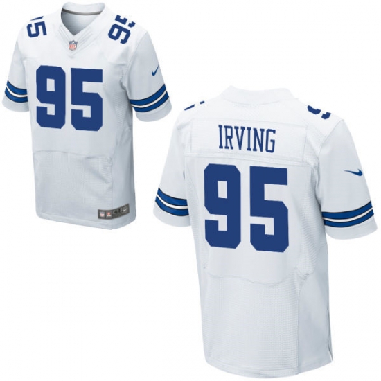 Nike Cowboys #95 David Irving Alternate Mens Stitched White NFL Elite Jersey Nike Cowboys #95 David Irving Alternate Mens Stitched White NFL Elite Jersey