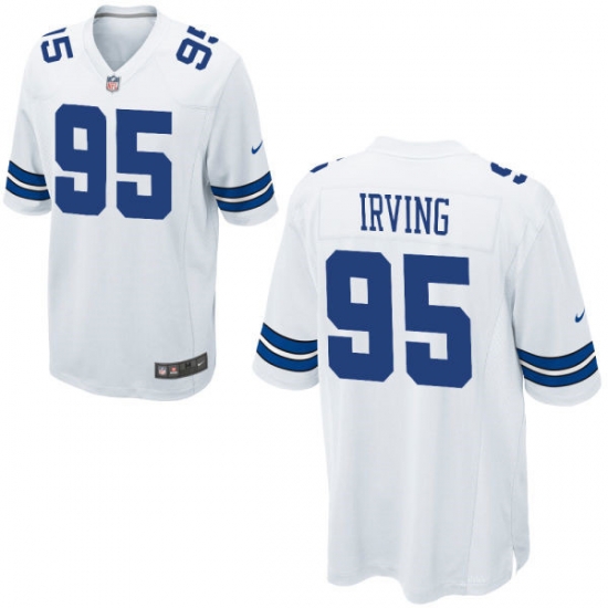 Nike Cowboys #95 David Irving Mens Alternate White Stitched NFL Elite Jersey Nike Cowboys #95 David Irving Mens Alternate White Stitched NFL Elite Jersey