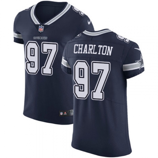 Nike Cowboys #97 Taco Charlton Navy Blue Team Color Mens Stitched NFL Vapor Untouchable Elite Jersey Nike Cowboys #97 Taco Charlton Navy Blue Team Color Mens Stitched NFL Vapor Untouchable Elite Jersey