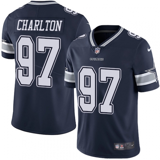 Nike Cowboys #97 Taco Charlton Navy Blue Team Color Mens Stitched NFL Vapor Untouchable Limited Jersey Nike Cowboys #97 Taco Charlton Navy Blue Team Color Mens Stitched NFL Vapor Untouchable Limited Jersey