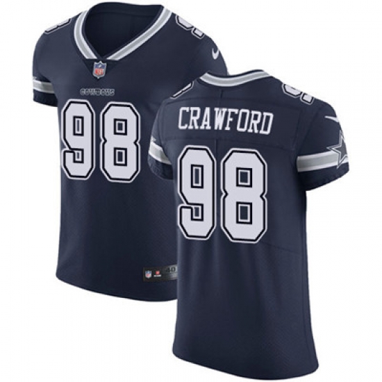 Nike Cowboys #98 Tyrone Crawford Navy Blue Team Color Mens Stitched NFL Vapor Untouchable Elite Jersey Nike Cowboys #98 Tyrone Crawford Navy Blue Team Color Mens Stitched NFL Vapor Untouchable Elite Jersey