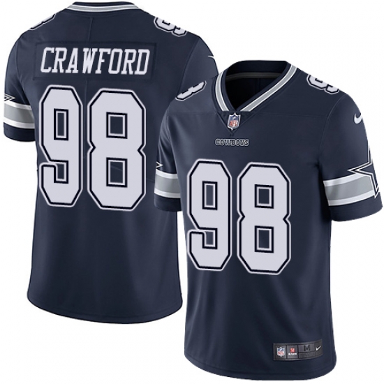 Nike Cowboys #98 Tyrone Crawford Navy Blue Team Color Mens Stitched NFL Vapor Untouchable Limited Jersey Nike Cowboys #98 Tyrone Crawford Navy Blue Team Color Mens Stitched NFL Vapor Untouchable Limited Jersey