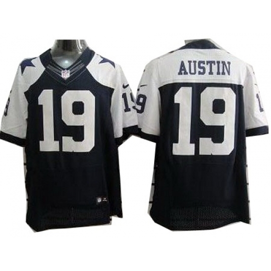 Nike Dallas Cowboys 19 Miles Austin Blue Elite Thankgivings NFL Jersey Nike Dallas Cowboys 19 Miles Austin Blue Elite Thankgivings NFL Jersey