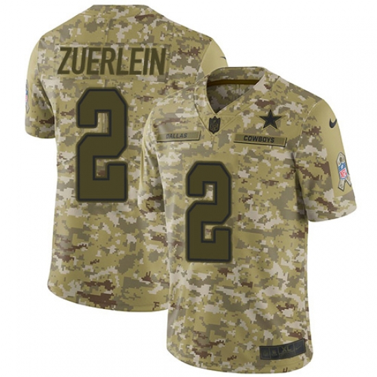 Nike Dallas Cowboys 2 Greg Zuerlein Camo Men Stitched NFL Limited 2018 Salute To Service Jersey Nike Dallas Cowboys 2 Greg Zuerlein Camo Men Stitched NFL Limited 2018 Salute To Service Jersey