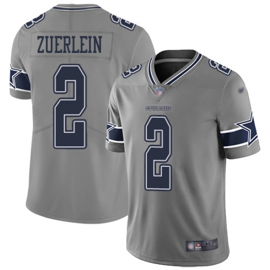 Nike Dallas Cowboys 2 Greg Zuerlein Gray Men Stitched NFL Limited Inverted Legend Jersey Nike Dallas Cowboys 2 Greg Zuerlein Gray Men Stitched NFL Limited Inverted Legend Jersey