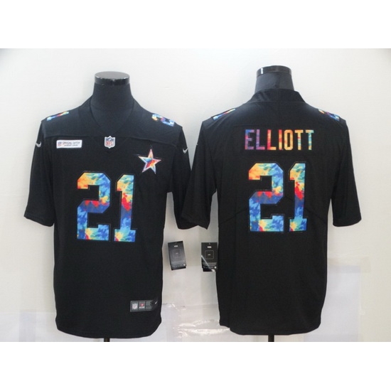Nike Dallas Cowboys 21 Ezekiel Elliott Black Vapor Untouchable Rainbow Limited Jersey Nike Dallas Cowboys 21 Ezekiel Elliott Black Vapor Untouchable Rainbow Limited Jersey