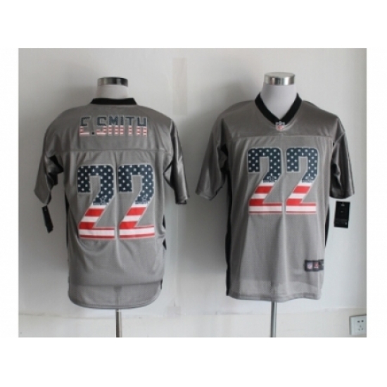 Nike Dallas Cowboys 22 Emmitt Smith grey Elite USA Flag Fashion NFL Jersey Nike Dallas Cowboys 22 Emmitt Smith grey Elite USA Flag Fashion NFL Jersey