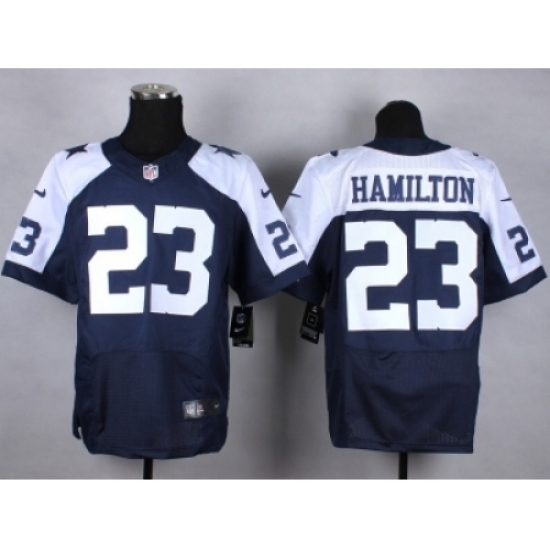 Nike Dallas Cowboys 23 Jakar Hamilton blue Elite thankgivings NFL Jersey Nike Dallas Cowboys 23 Jakar Hamilton blue Elite thankgivings NFL Jersey