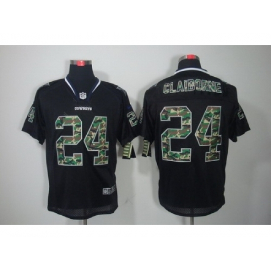 Nike Dallas Cowboys 24 Morris Claiborne Black Elite Lights Out Camo Number NFL Jersey Nike Dallas Cowboys 24 Morris Claiborne Black Elite Lights Out Camo Number NFL Jersey