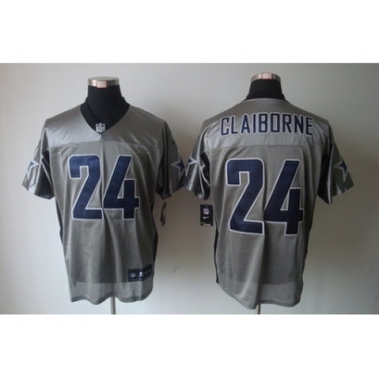 Nike Dallas Cowboys 24 Morris Claiborne Grey Elite Shadow NFL Jersey Nike Dallas Cowboys 24 Morris Claiborne Grey Elite Shadow NFL Jersey