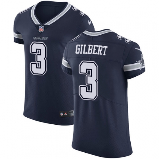 Nike Dallas Cowboys 3 Garrett Gilbert Navy Blue Team Color Men Stitched NFL Vapor Untouchable Elite Jersey Nike Dallas Cowboys 3 Garrett Gilbert Navy Blue Team Color Men Stitched NFL Vapor Untouchable Elite Jersey