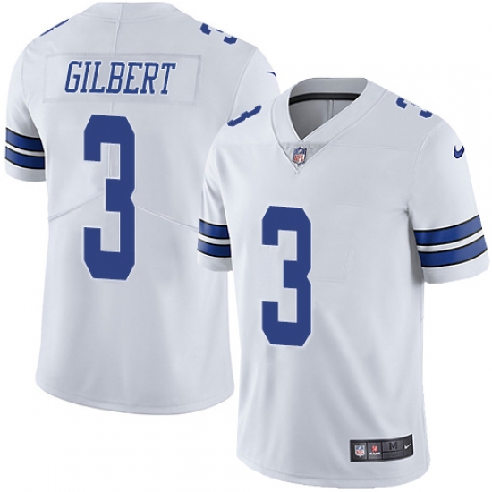 Nike Dallas Cowboys 3 Garrett Gilbert White Men Stitched NFL Vapor Untouchable Limited Jersey Nike Dallas Cowboys 3 Garrett Gilbert White Men Stitched NFL Vapor Untouchable Limited Jersey