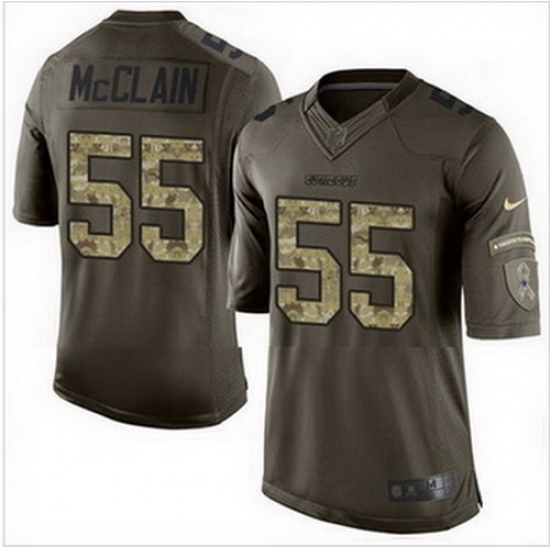 Nike Dallas Cowboys #55 Rolando McClain Green Mens Stitched NFL Limited Salute To Service Jersey Nike Dallas Cowboys #55 Rolando McClain Green Mens Stitched NFL Limited Salute To Service Jersey