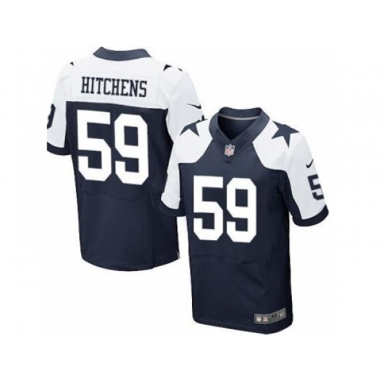 Nike Dallas Cowboys 59 Anthony Hitchens Blue Elite Thanksgiving NFL Jersey Nike Dallas Cowboys 59 Anthony Hitchens Blue Elite Thanksgiving NFL Jersey