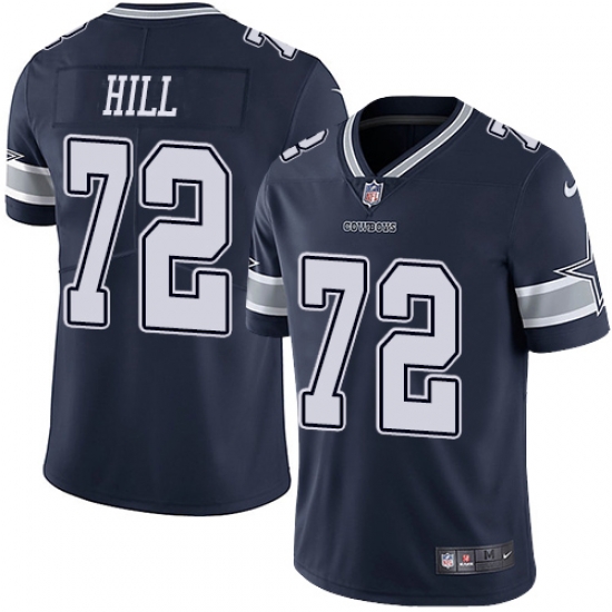 Nike Dallas Cowboys 72 Trysten Hill Navy Blue Team Color Men Stitched NFL Vapor Untouchable Limited Jersey Nike Dallas Cowboys 72 Trysten Hill Navy Blue Team Color Men Stitched NFL Vapor Untouchable Limited Jersey