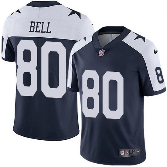 Nike Dallas Cowboys 80 Blake Bell Navy Blue Thanksgiving Men Stitched NFL Vapor Untouchable Limited Throwback Jersey Nike Dallas Cowboys 80 Blake Bell Navy Blue Thanksgiving Men Stitched NFL Vapor Untouchable Limited Throwback Jersey