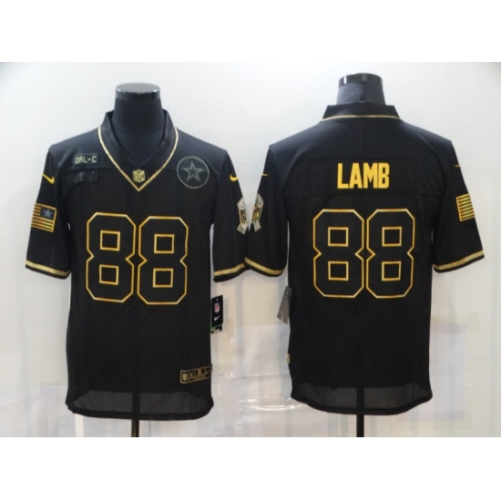 Nike Dallas Cowboys 88 Ceedee Lamb Black Gold 2020 Salute To Service Limited Jersey Nike Dallas Cowboys 88 Ceedee Lamb Black Gold 2020 Salute To Service Limited Jersey