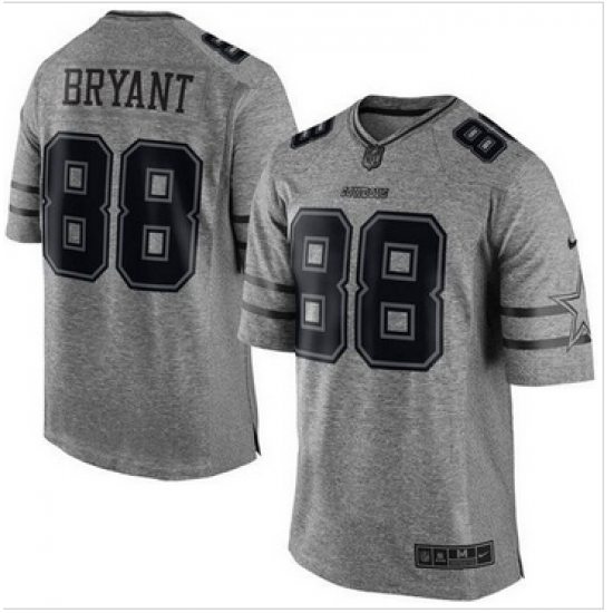 Nike Dallas Cowboys #88 Dez Bryant Gray Men 27s Stitched NFL Limited Gridiron Gray Jersey Nike Dallas Cowboys #88 Dez Bryant Gray Men 27s Stitched NFL Limited Gridiron Gray Jersey