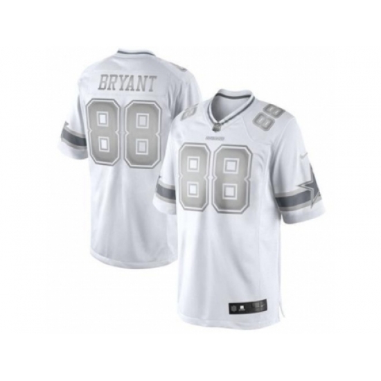 Nike Dallas Cowboys 88 Dez Bryant White Limited Platinum NFL Jersey Nike Dallas Cowboys 88 Dez Bryant White Limited Platinum NFL Jersey