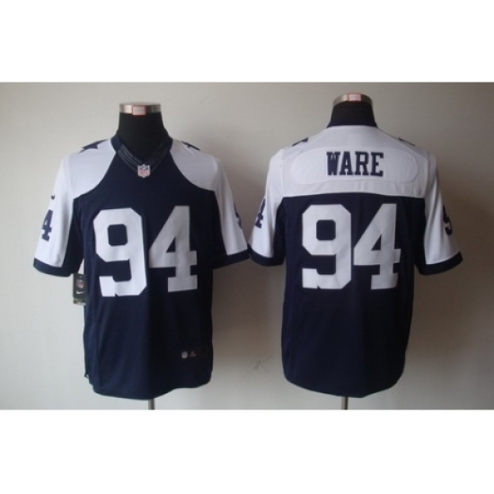 Nike Dallas Cowboys 94 DeMarcus Ware Limited Thankgivings Blue NFL Jersey Nike Dallas Cowboys 94 DeMarcus Ware Limited Thankgivings Blue NFL Jersey