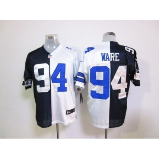 Nike Dallas Cowboys 94 DeMarcus Ware blue-white Elite Split NFL Jersey Nike Dallas Cowboys 94 DeMarcus Ware blue-white Elite Split NFL Jersey
